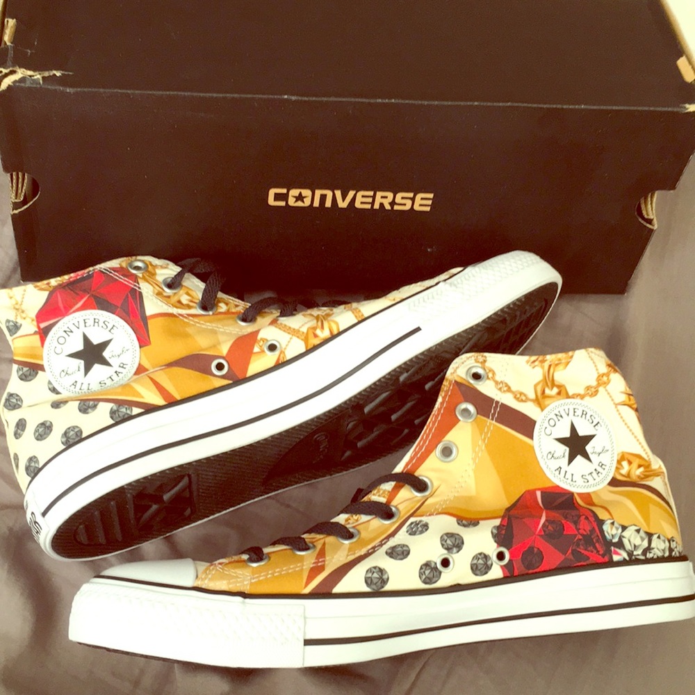 Converse All Star Versace & Diamond Inspired